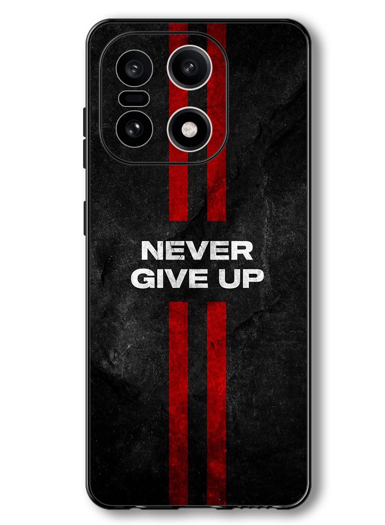 Theodor Case Compatible with OnePlus 15 6.78 Inch Protection Shockproof Bumper Cover Never Give up stripes - Image 1